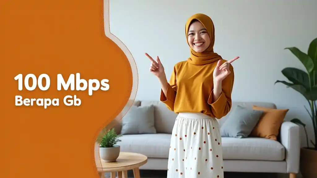 100 Mbps Berapa Gb